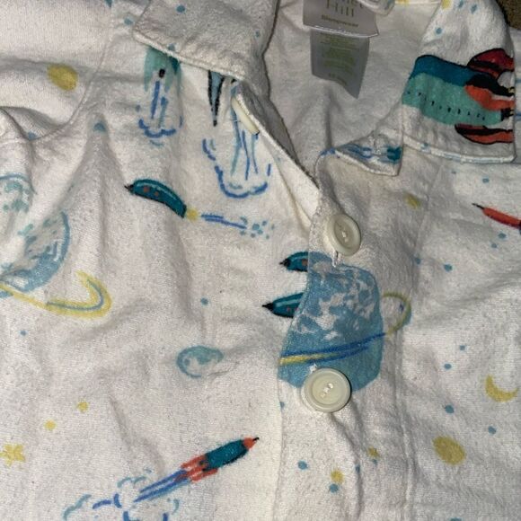 Garnet hill space rocket pajama set - Picture 5 of 6